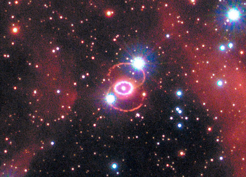 picture of supernova 1987a
